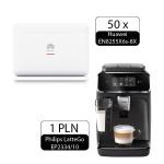 50 sztuk Huawei EN8255X6s-8X (terminal XGS-PON ONT Wi-Fi AX600 10G Ethernet) z expressem do kawy Philips LatteGo EP2334/10 za 1 zł!