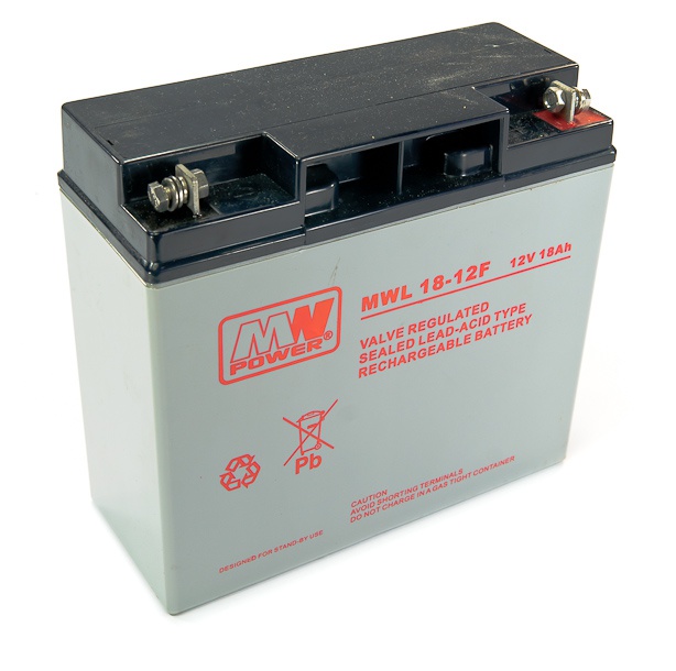 Akumulator MWL 18-12F 18Ah 12V Long Life (pionowy konektor)