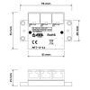ATTE APT-3-11 switch 3x FE, 1x PoE+ IN, 2x PoE+ OUT