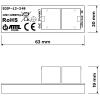 ATTE SDIP-12-240 przetwornica obniżająca napięcie PoE 35-56V (pasywne / 802.3af) -> PoE 24 V, porty RJ45