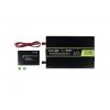 Green Cell INV07 Przetwornica napięcia Inwerter 12V DC do 230V AC 300W/600W czysta sinusoida