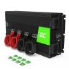 Green Cell INV15 Power Inverter 12V DC na 230V AC 3000W/6000W czysta sniusoida