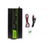 Green Cell INV16 Power Inverter 12V DC na 230V AC 500W/1000W czysta sinusoida