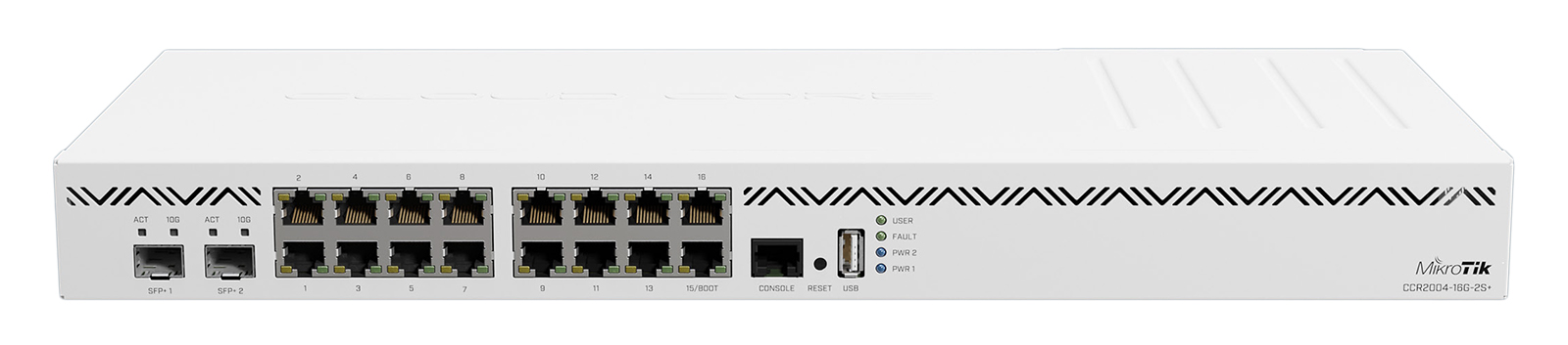 MikroTik CCR2004-16G-2S+ router 16x GE, 2x SFP+