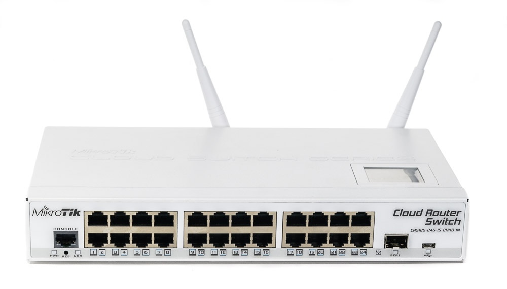 MikroTik Cloud Router Switch CRS125-24G-1S-2HnD-IN