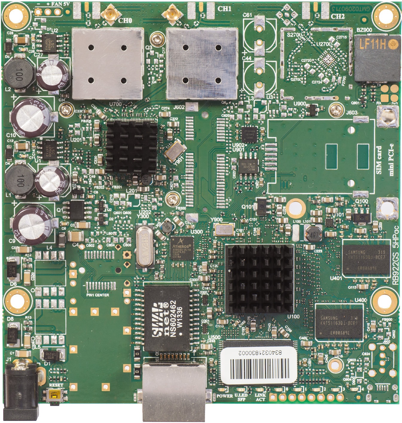 MikroTik RouterBOARD RB911G 5HPacD 802.11ac 866Mbps