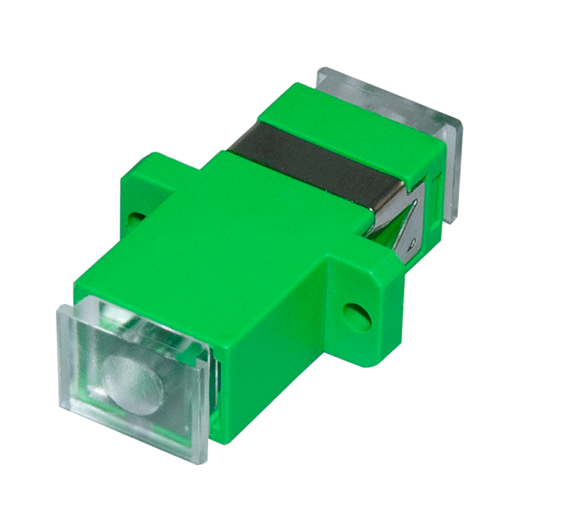OPTON adapter światłowodowy SC/APC SM SIMPLEX Zirconia Ceramic (IL <0.2dB)