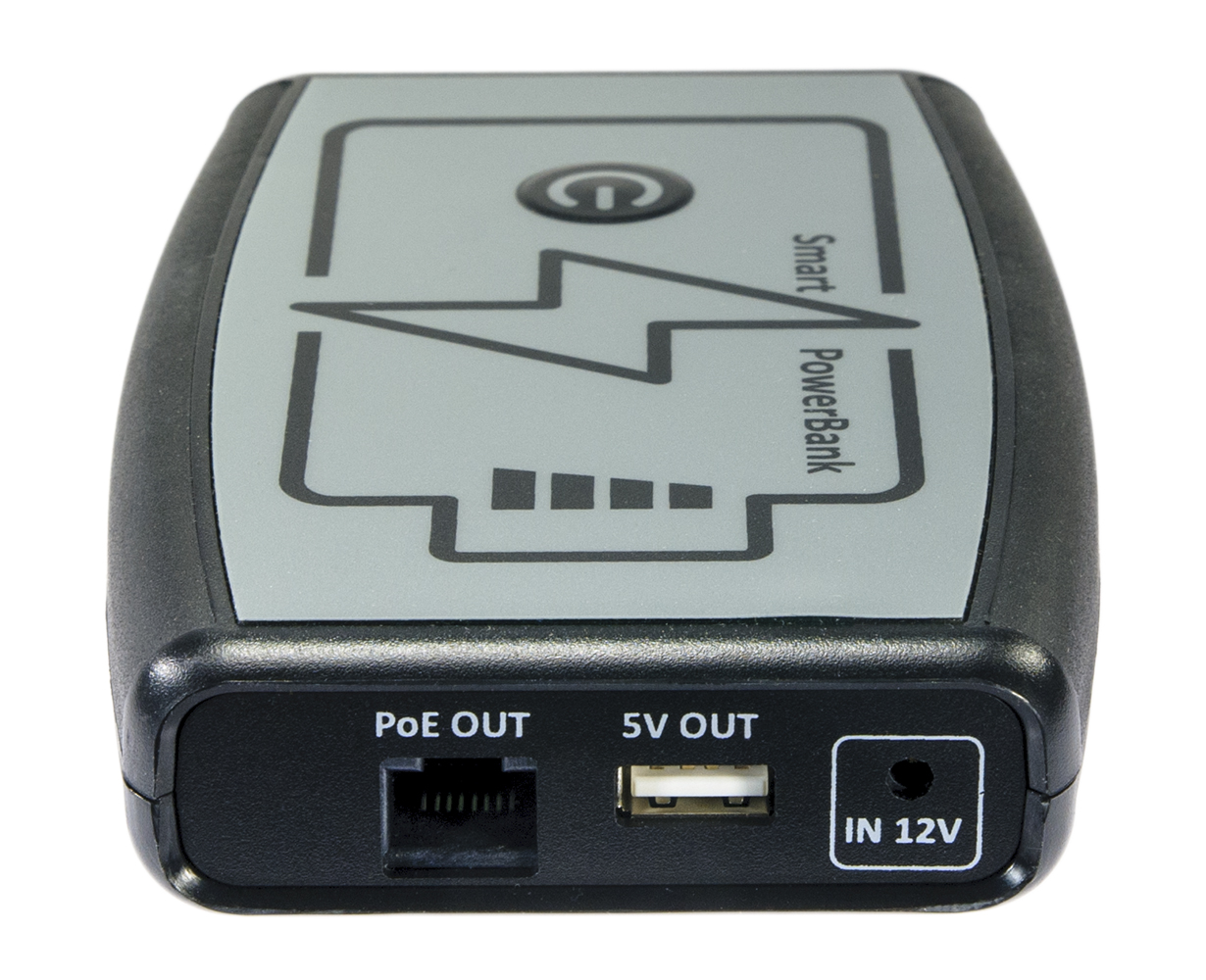 Smart PowerBank Pasywne PoE 12V 1500 mA, 3400 mAh