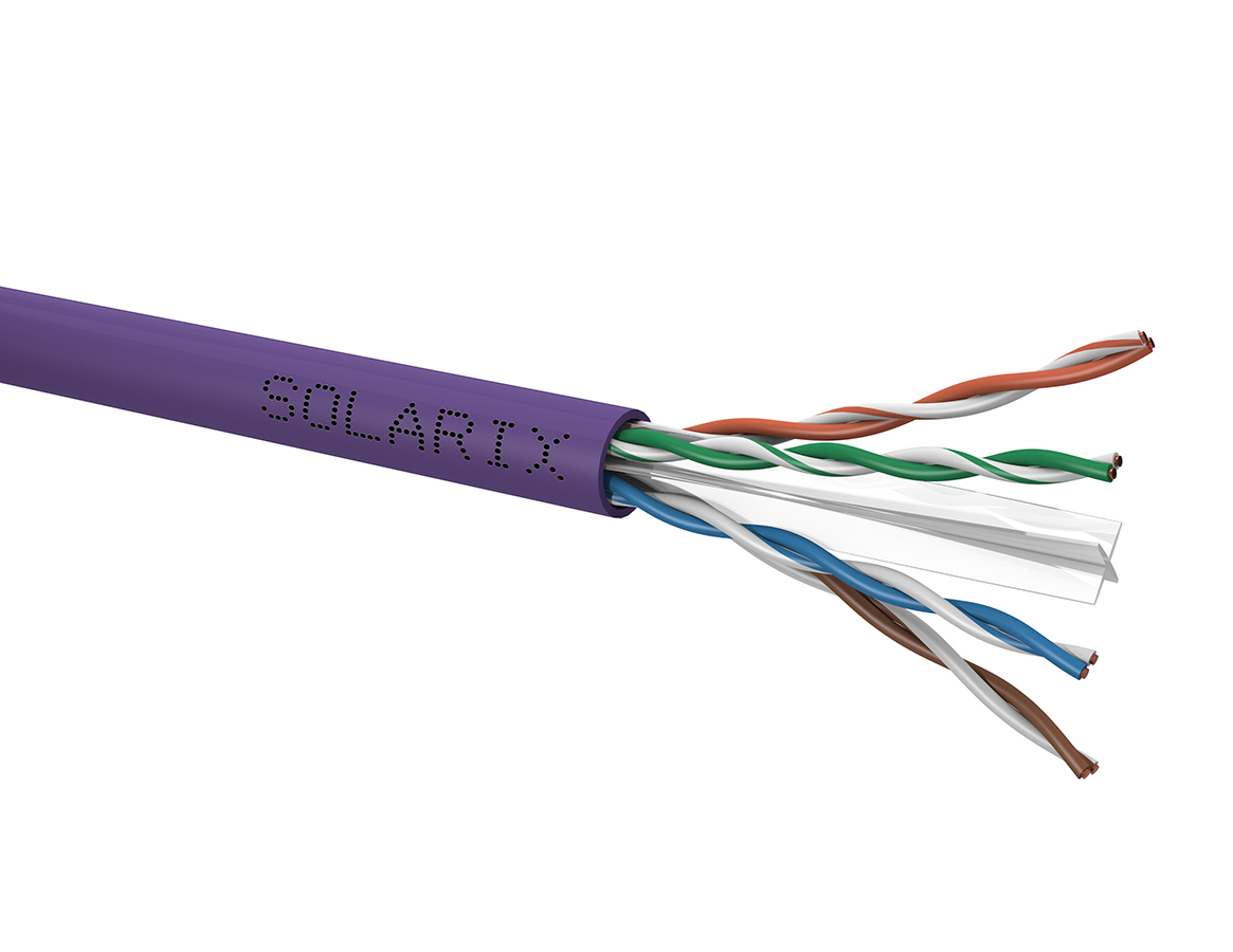 Solarix SXKD-6-UTP-LSOH kabel UTP kat. 6, miedziany, LSZH Dca-s2,d2,a1, 500m