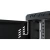 Stalflex S-RC19-4U-350MB szafa Rack 19" 4U 350 mm, drzwi pełne, czarna (wisząca)