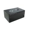 Stalflex S-RC19-4U-350MB szafa Rack 19" 4U 350 mm, drzwi pełne, czarna (wisząca)