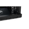 Stalflex S-RC19-4U-350MB szafa Rack 19" 4U 350 mm, drzwi pełne, czarna (wisząca)