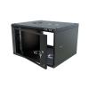 Stalflex S-RC19-6U-450GB szafa Rack 19" 6U 450mm  Szkło Czarna