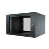 Stalflex S-RC19-6U-450GB szafa Rack 19" 6U 450mm  Szkło Czarna