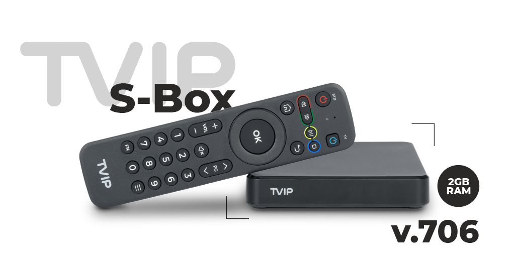 TVIP S Box V 706 Set top Box Dekoder IPTV Z Wi Fi 5