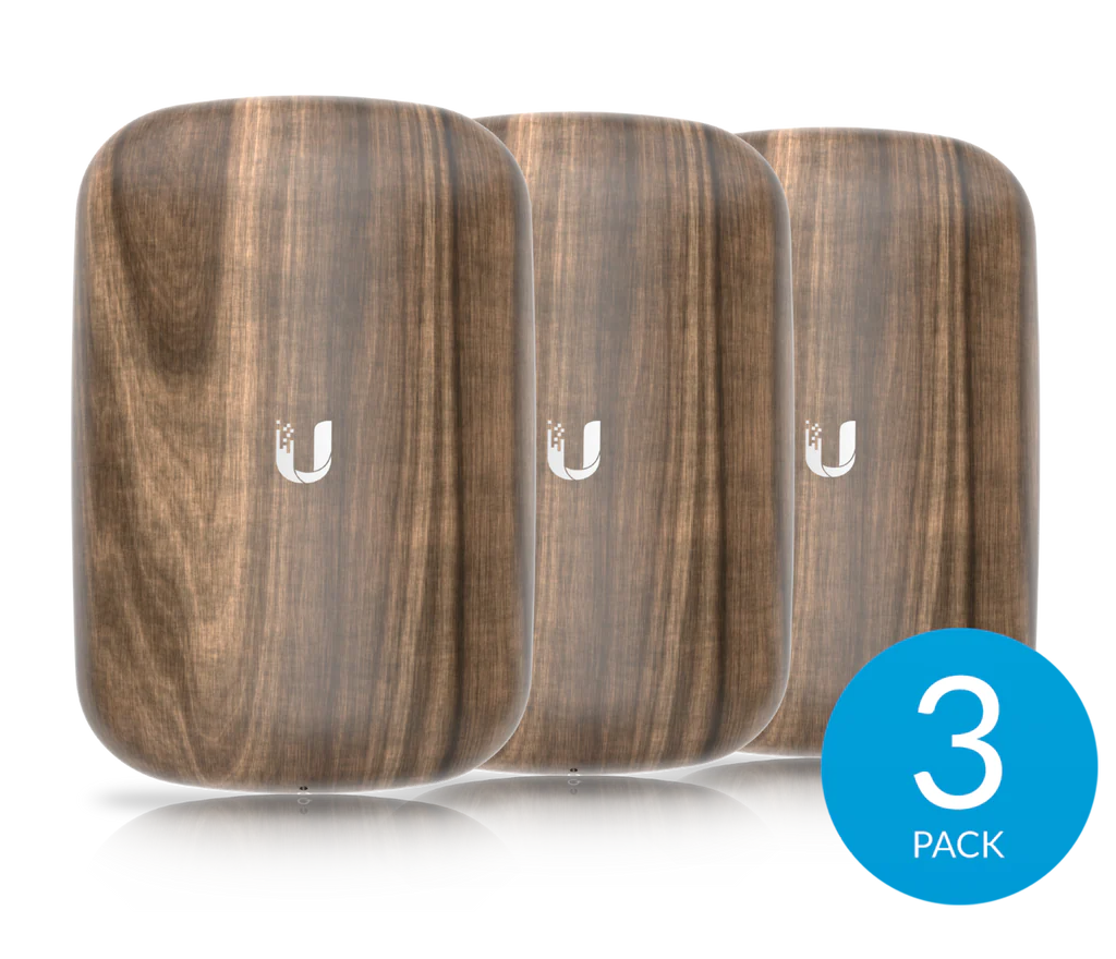 Ubiquiti EXTD-cover-Wood-3 obudowa do UAP-beaconHD i U6-Extender, wzór drewna, 3-pak