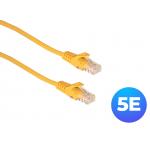 UltraLAN patch cord U/UTP kat. 5e 3m żółty, miedziany