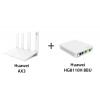 Zestaw Huawei HG8110H-BBU + Huawei WS7100-20 - terminal GPON ONU z bezprzewodowym routerem AX3000
